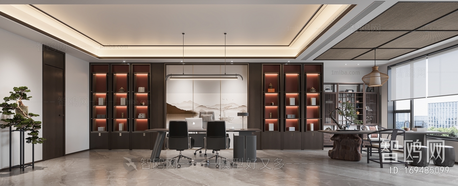 New Chinese Style Manager's Office