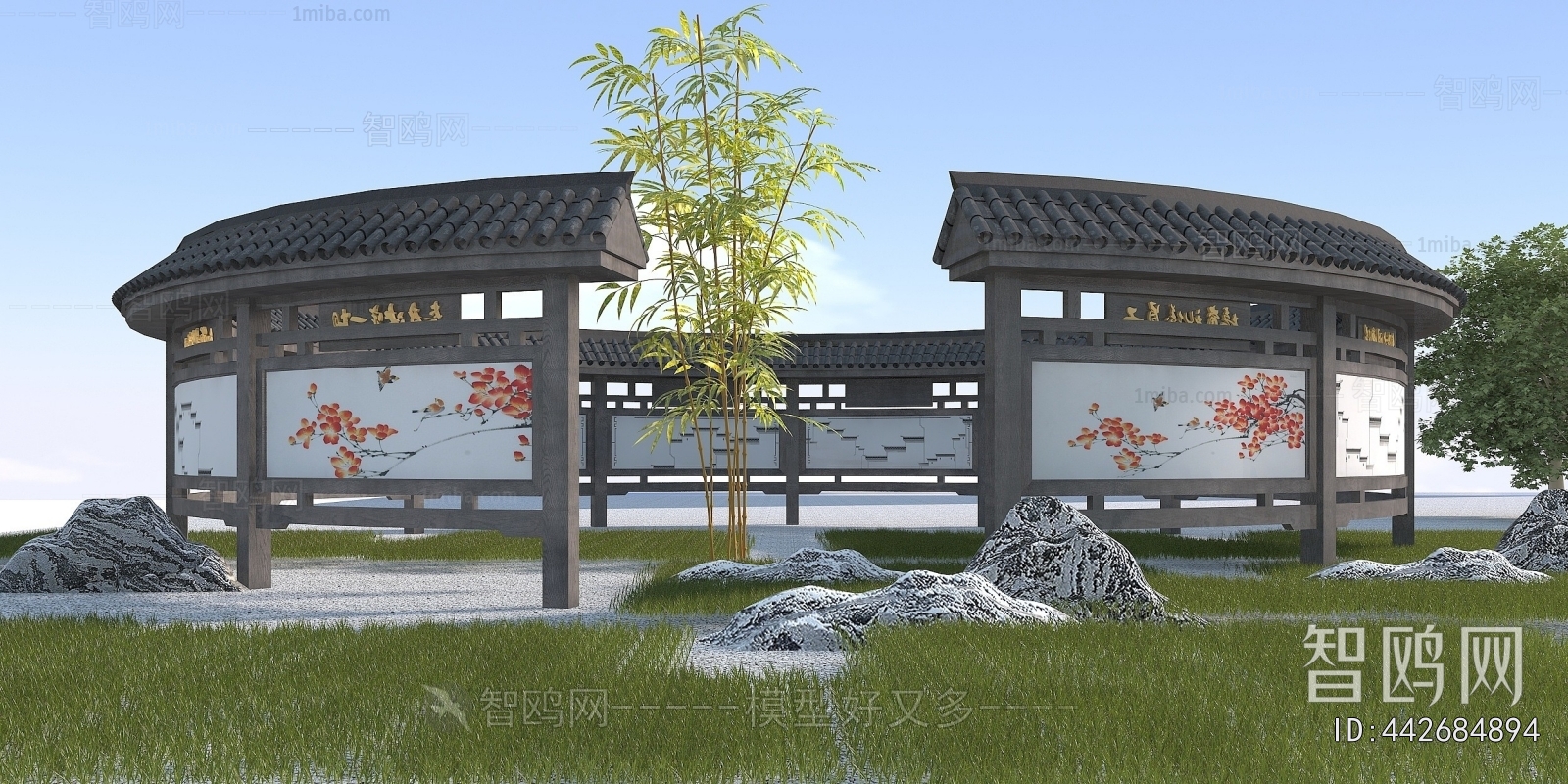 New Chinese Style Gallery Frame