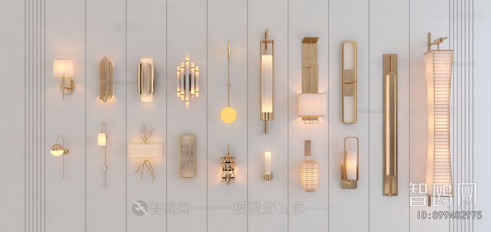 New Chinese Style Wall Lamp