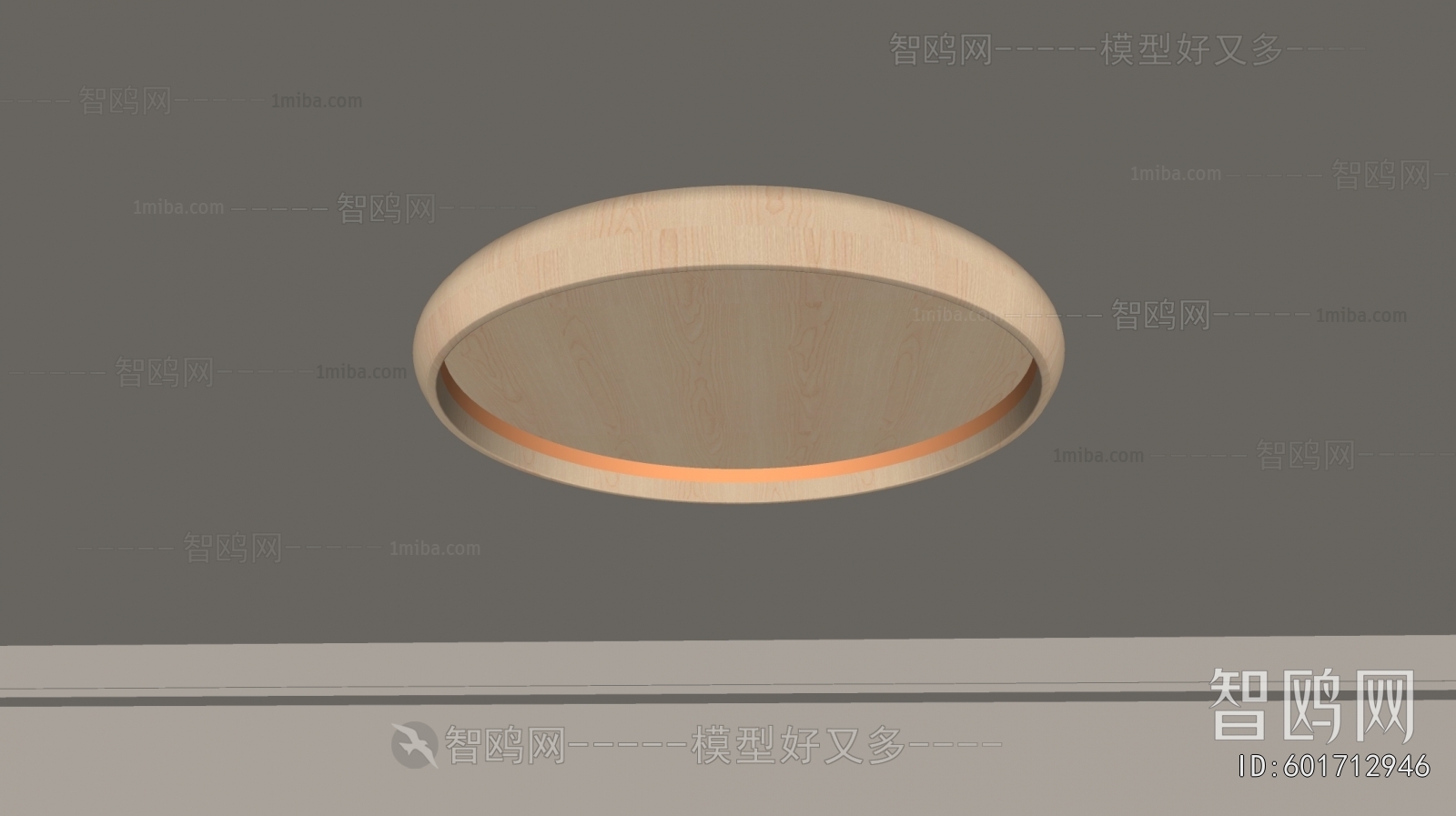 现代圆形吸顶灯