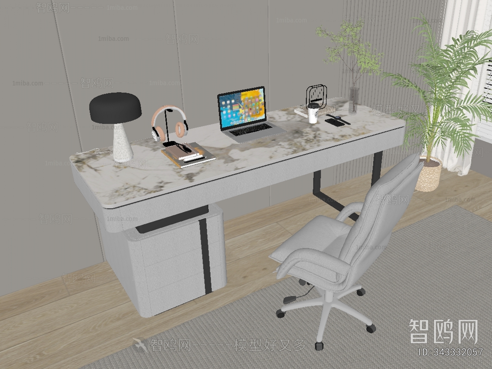 Modern Computer Desk And Chair