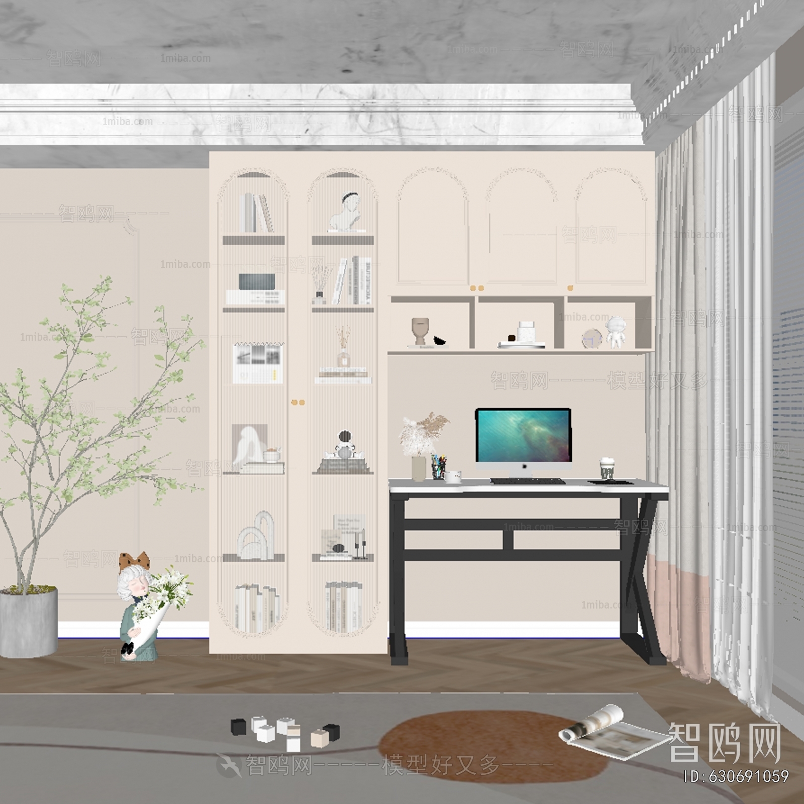 French Style Bookcase