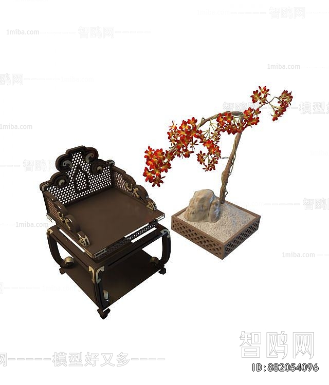 New Chinese Style Lounge Chair