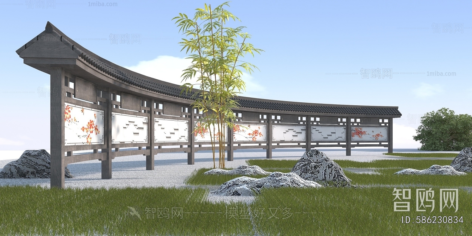 New Chinese Style Gallery Frame