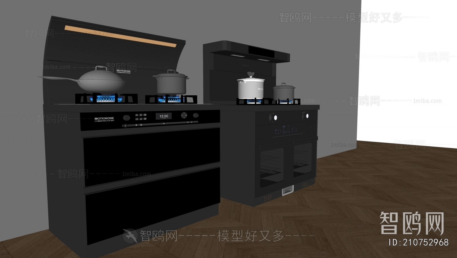 Modern Kitchen Electric Gas Range