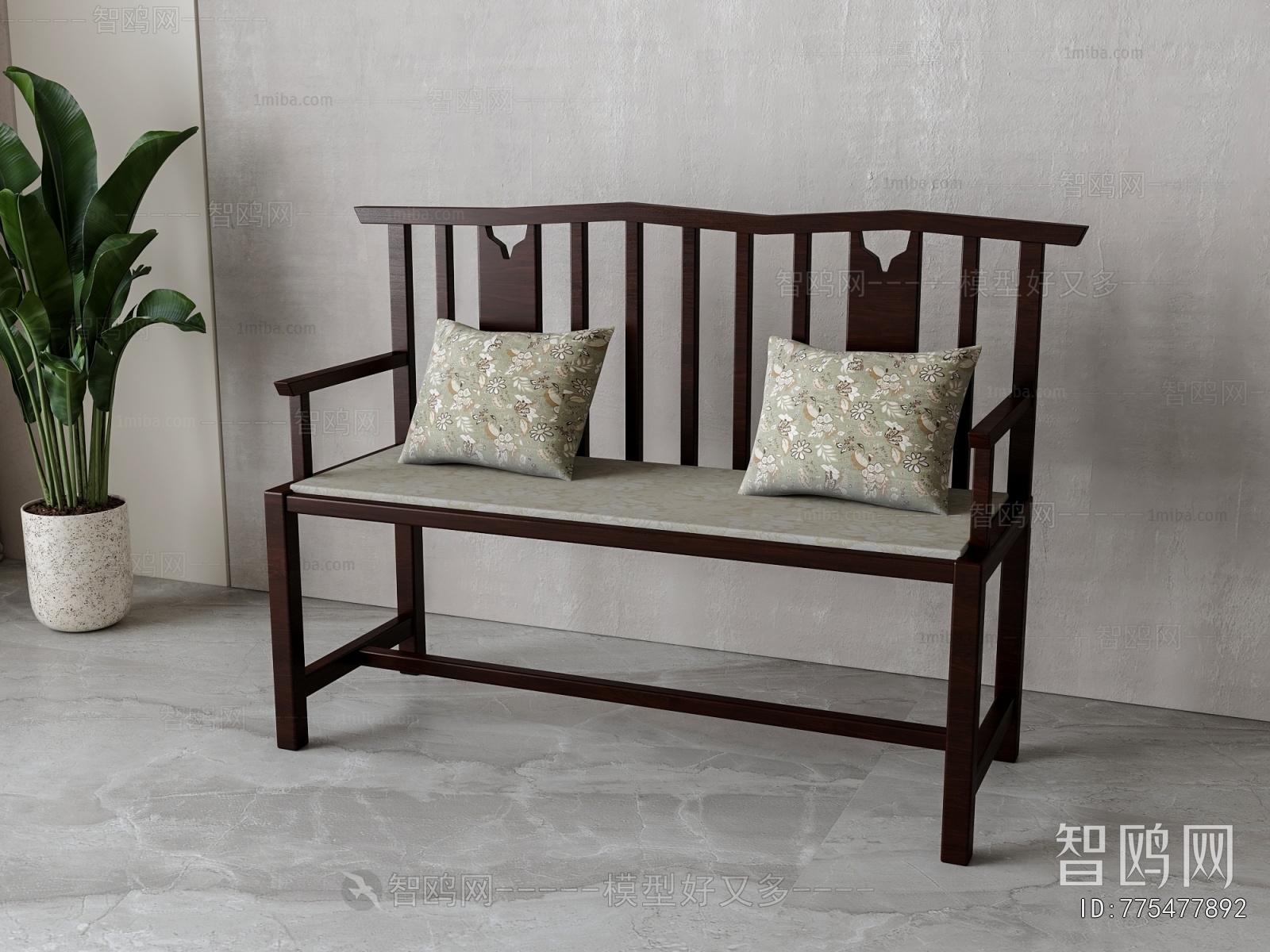 New Chinese Style Lounge Chair