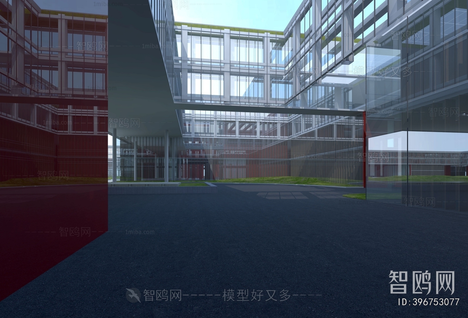 Modern Appearance Of Commercial Building