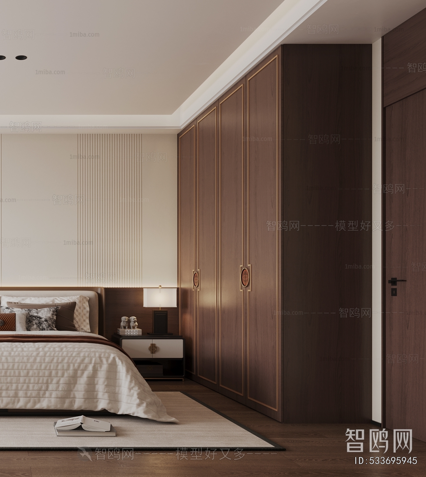 New Chinese Style Bedroom