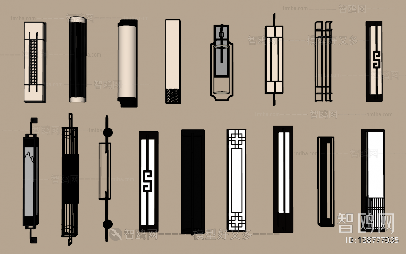 New Chinese Style Wall Lamp