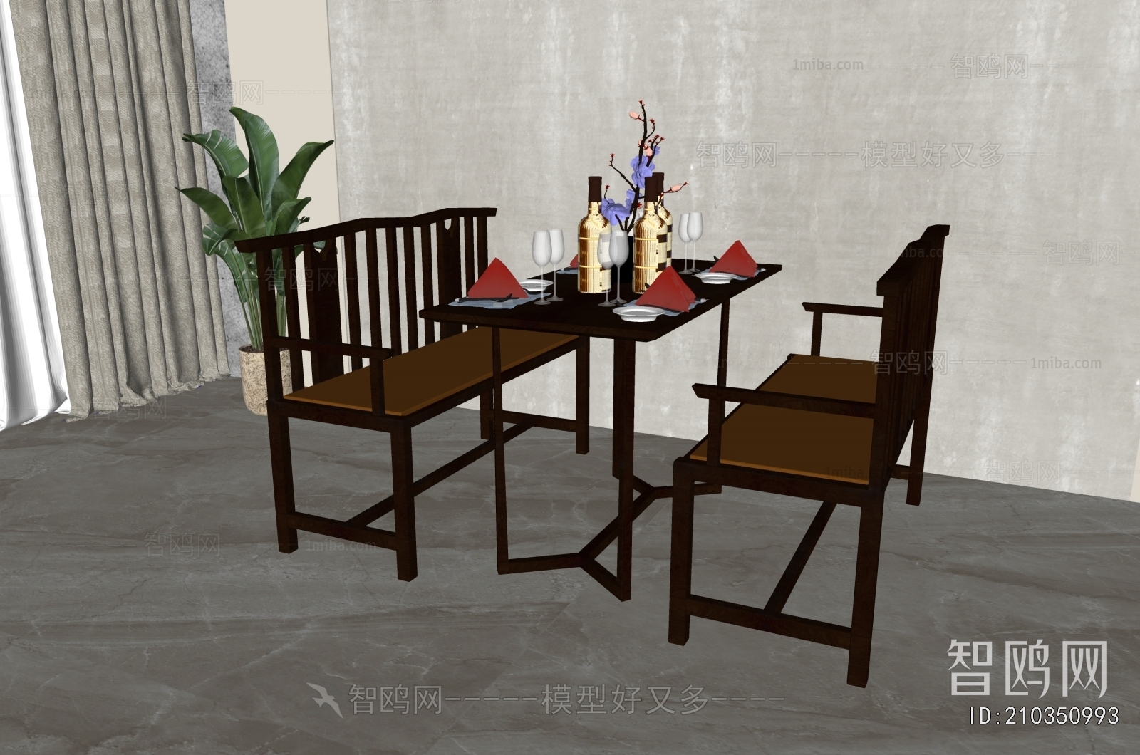 New Chinese Style Dining Table And Chairs