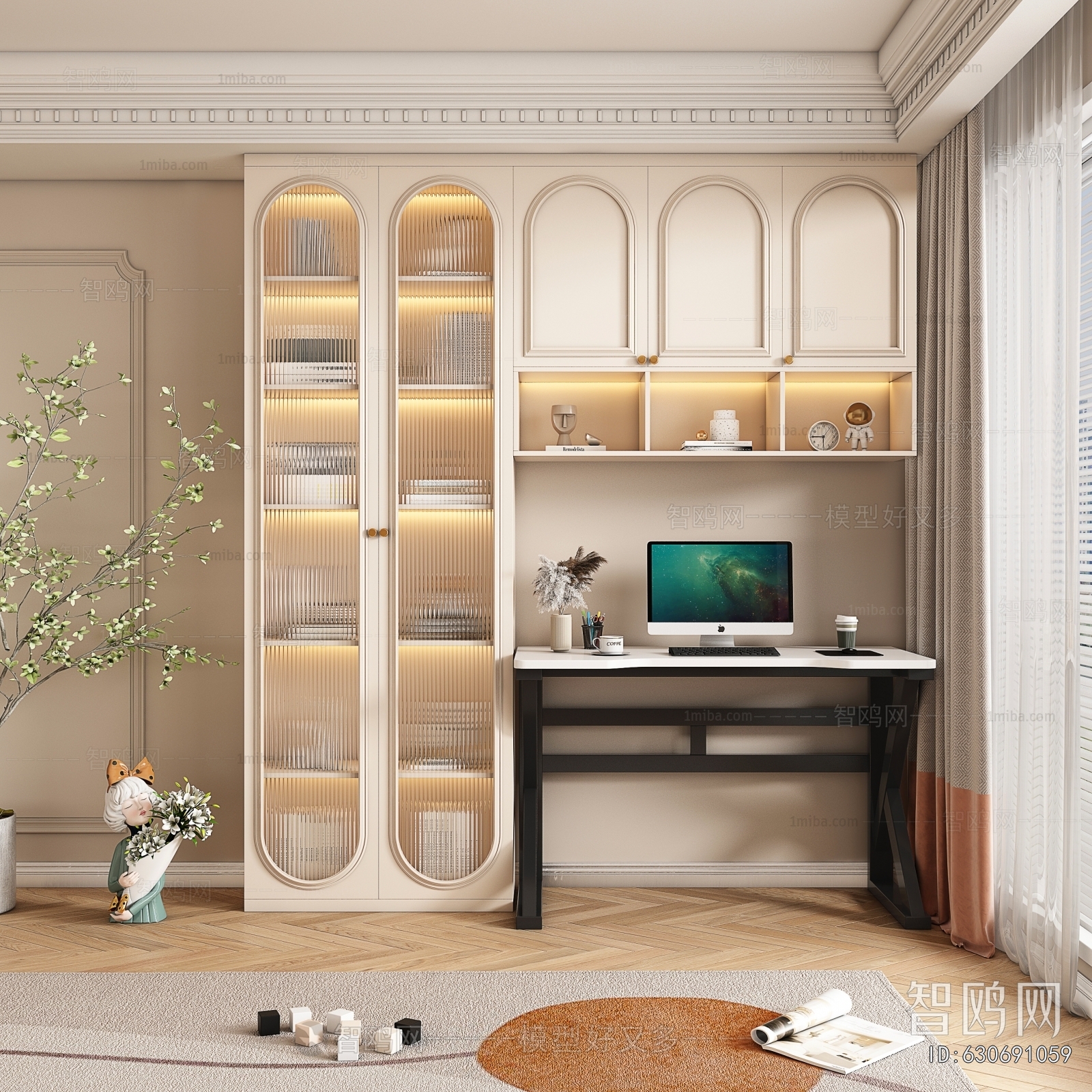 French Style Bookcase