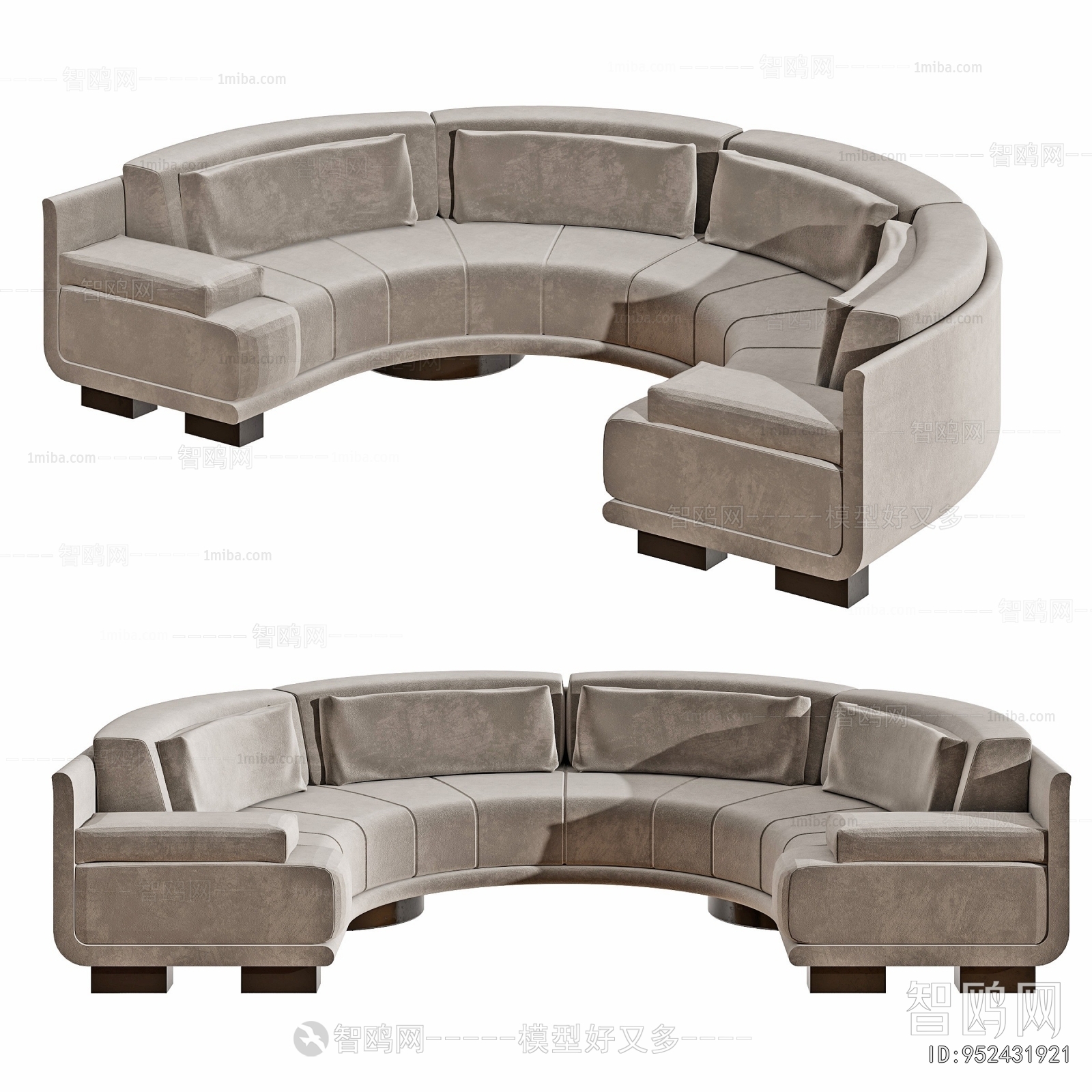Modern Curved Sofa