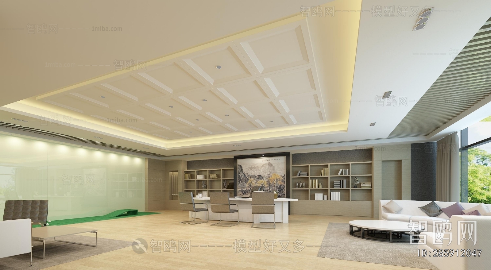 New Chinese Style Manager's Office