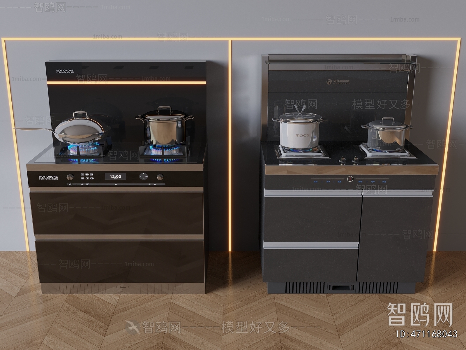 Modern Kitchen Electric Gas Range