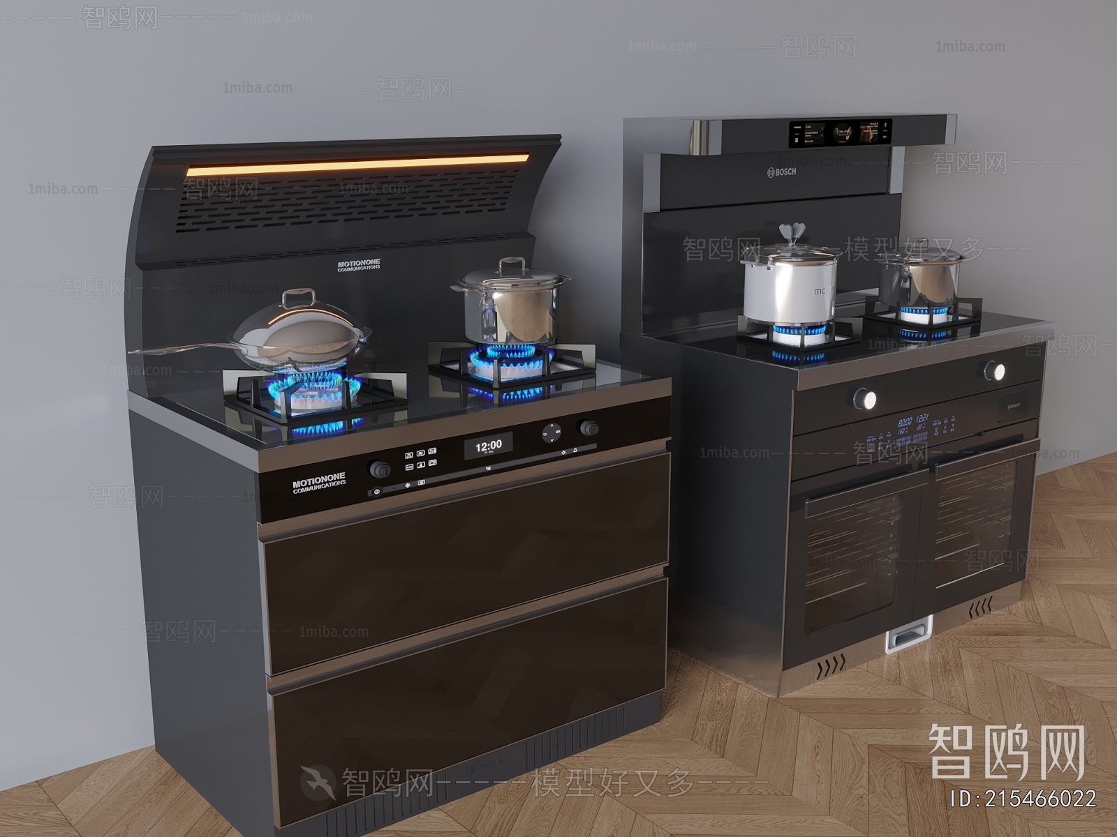 Modern Kitchen Electric Gas Range