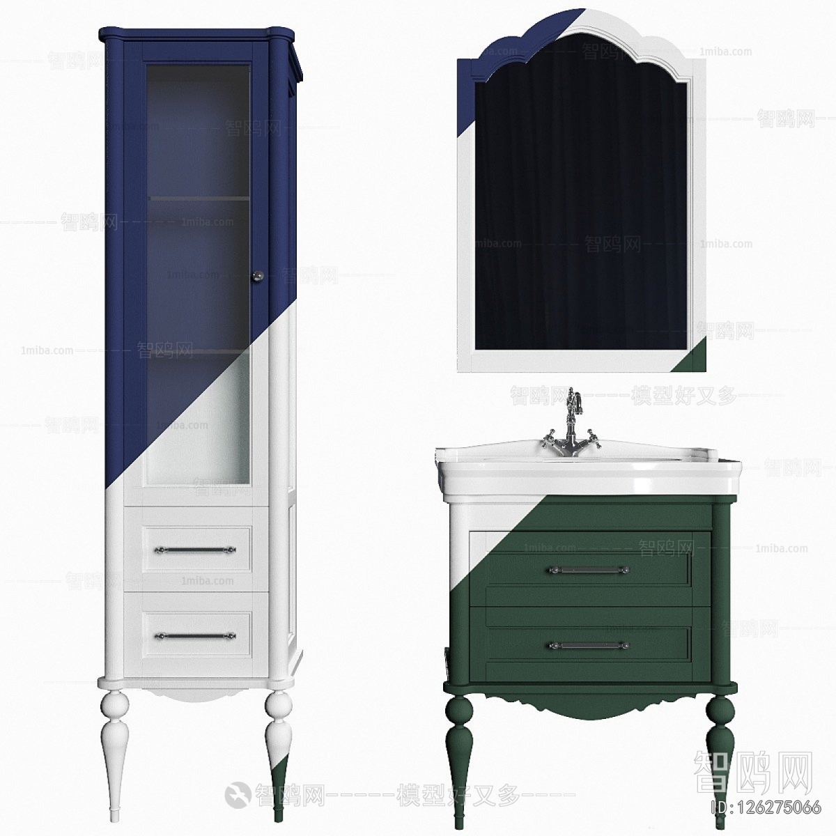 European Style Bathroom Cabinet