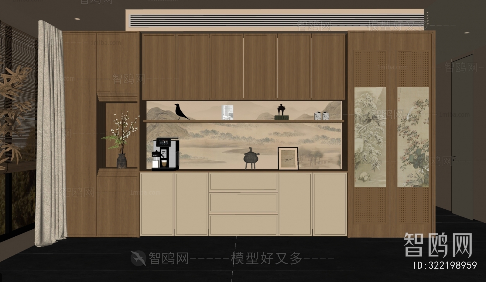 New Chinese Style Sideboard