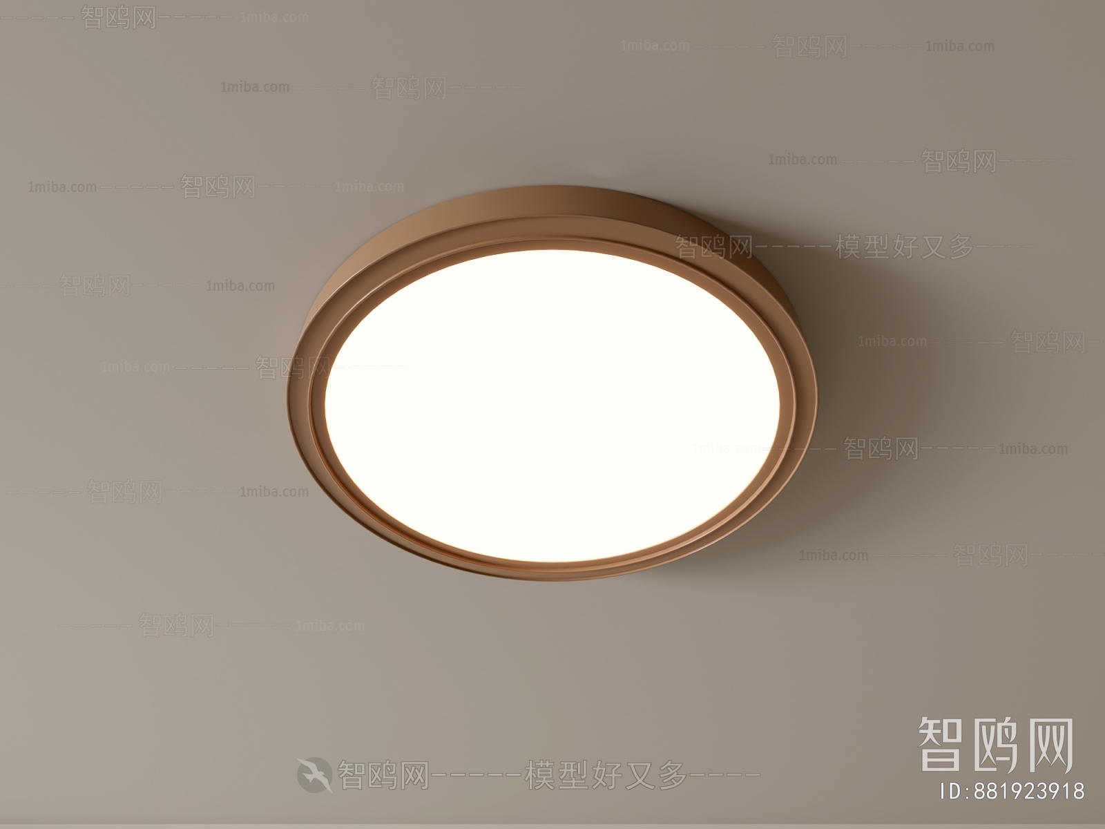 现代圆形吸顶灯