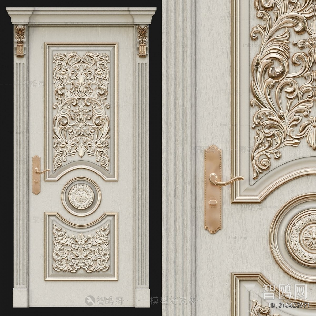 European Style Single Door