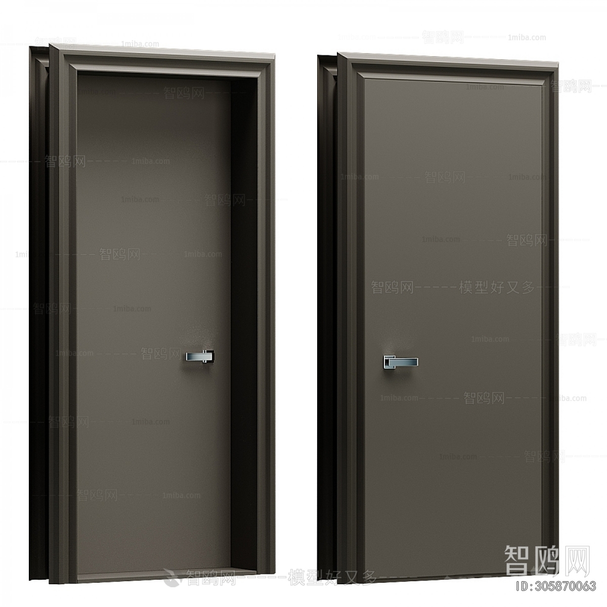 Modern Single Door