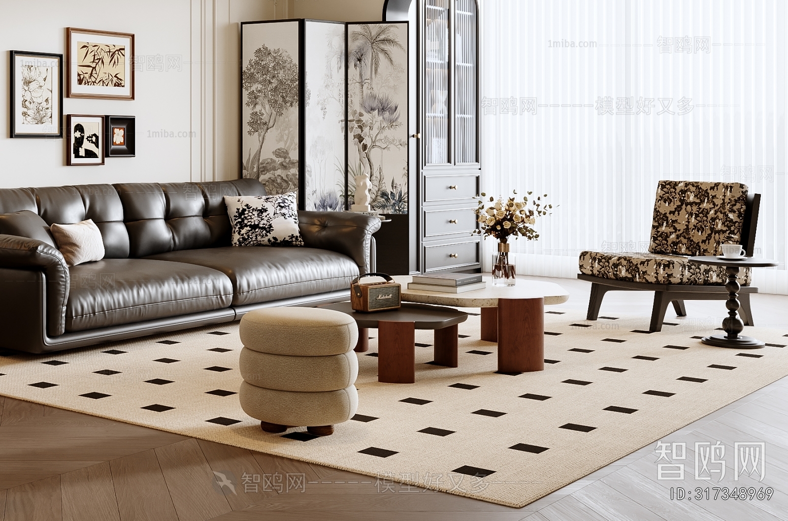 French Style Sofa Combination