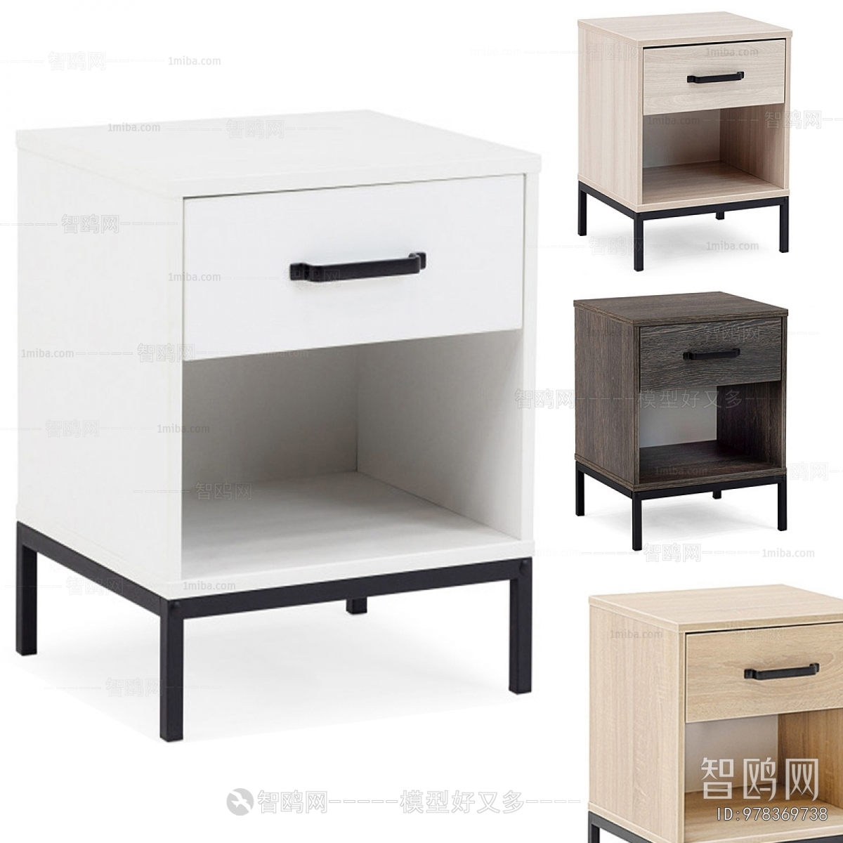 Modern Bedside Cupboard