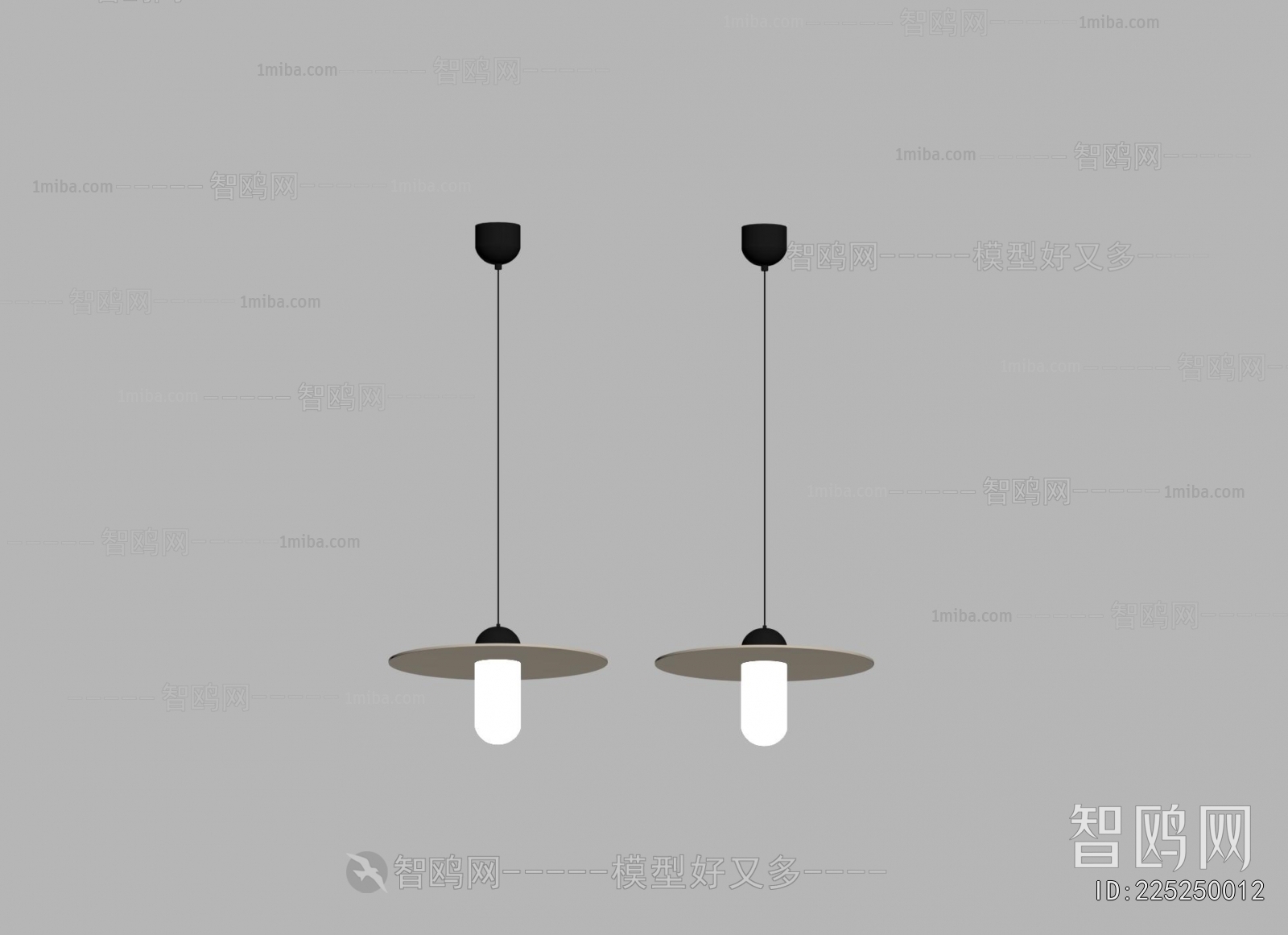 现代复古金属小吊灯组合