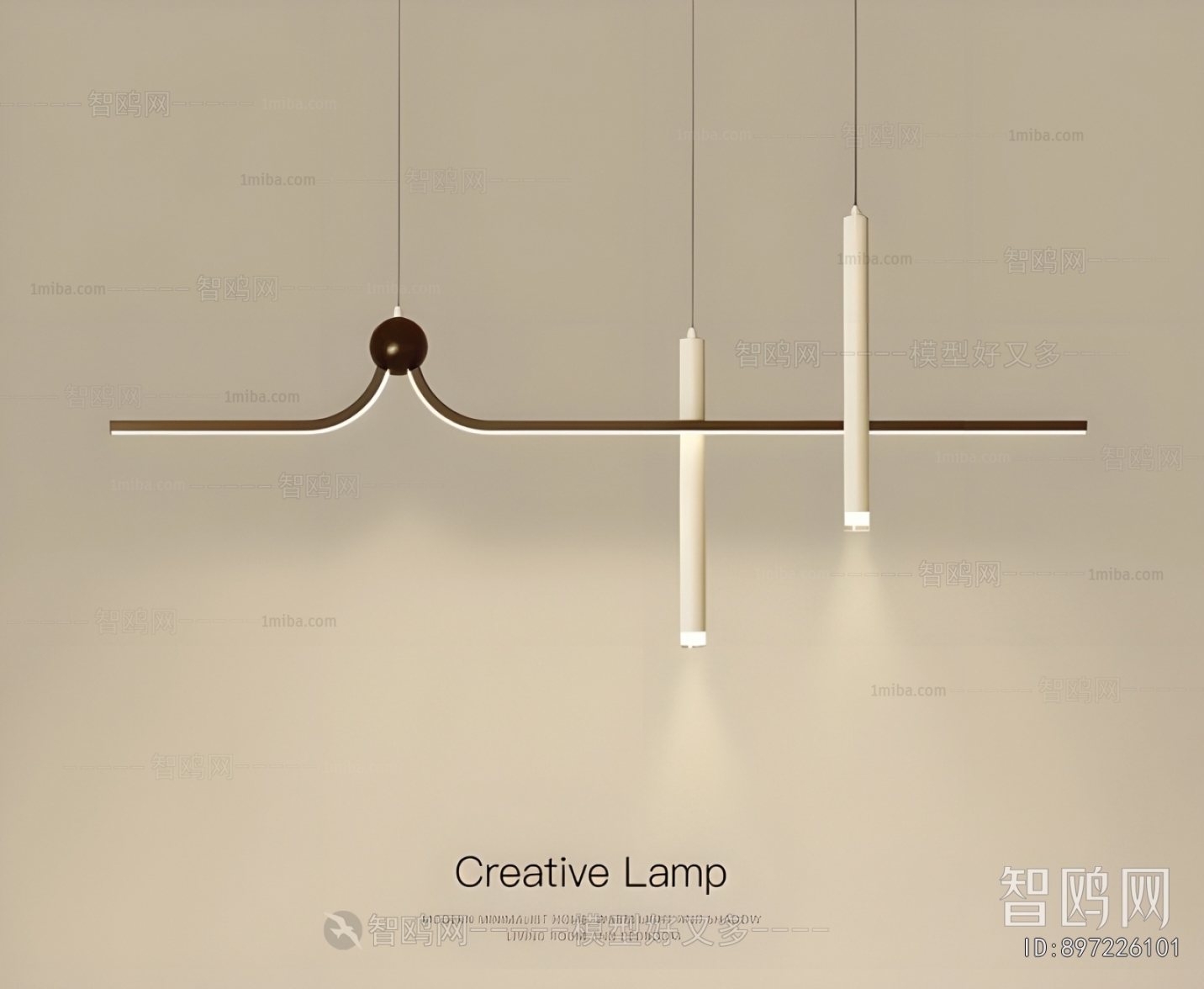 Modern Long Chandelier