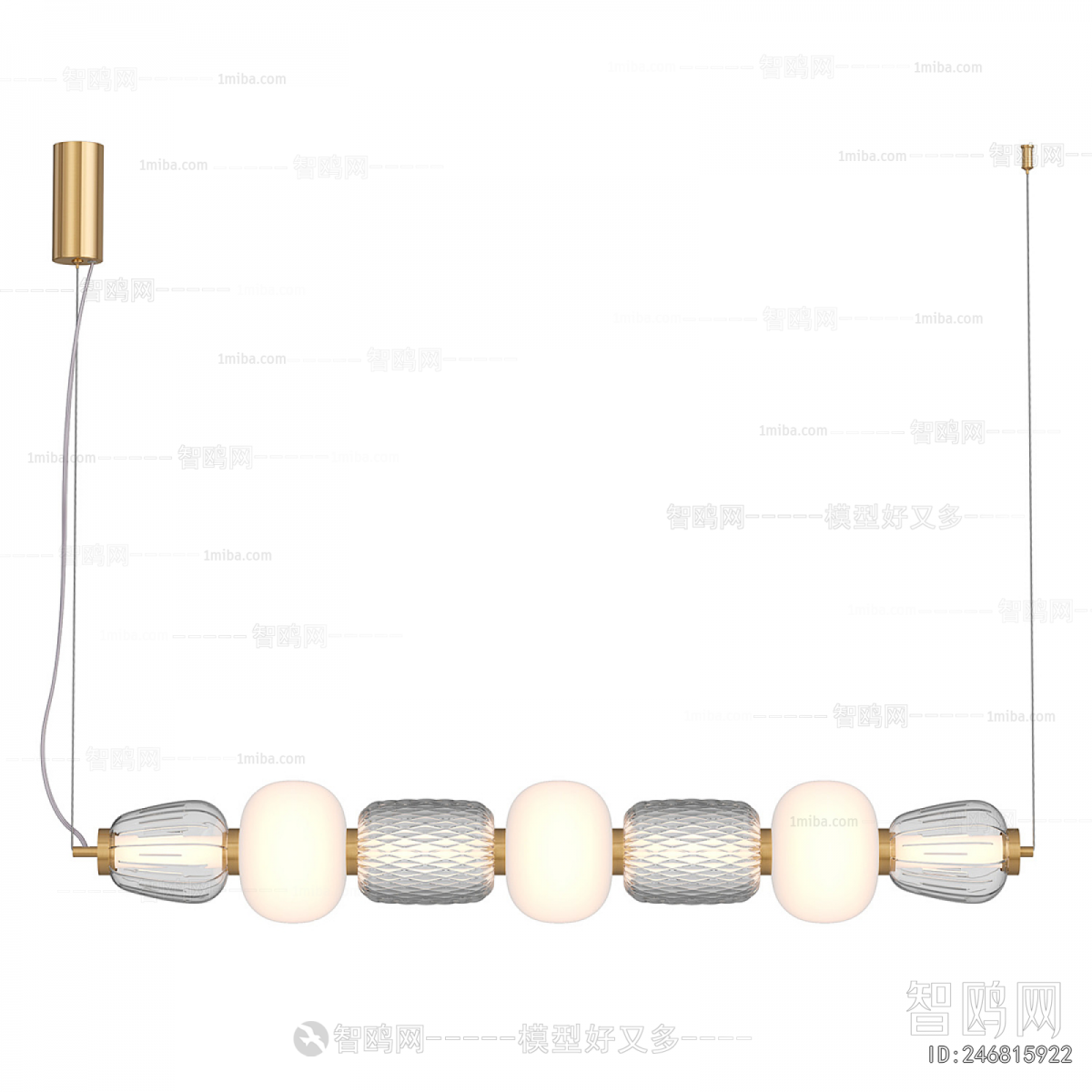 Modern Long Chandelier