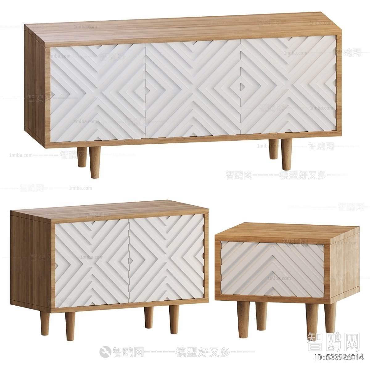 Modern Bedside Cupboard