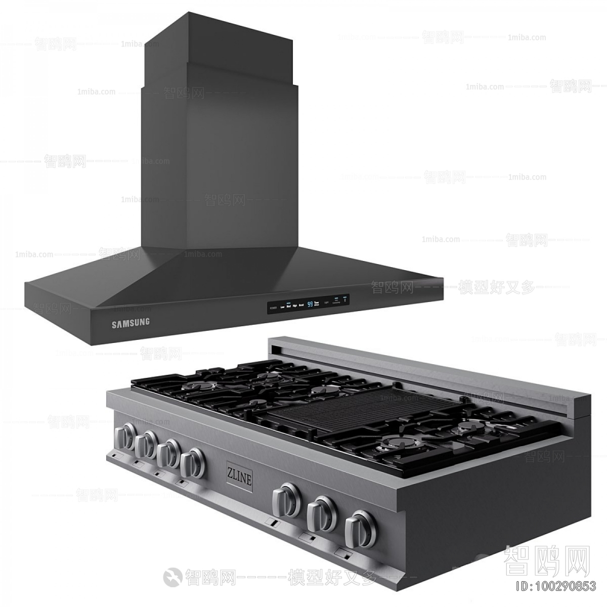 Modern Kitchen Electric Gas Range
