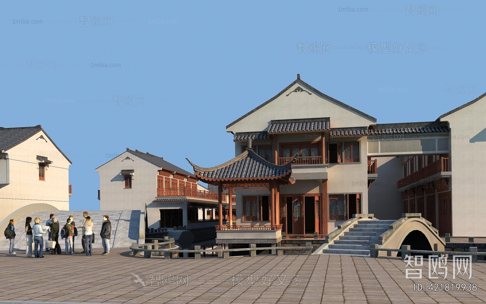 Chinese Style Architectural Bird's-eye View Planning