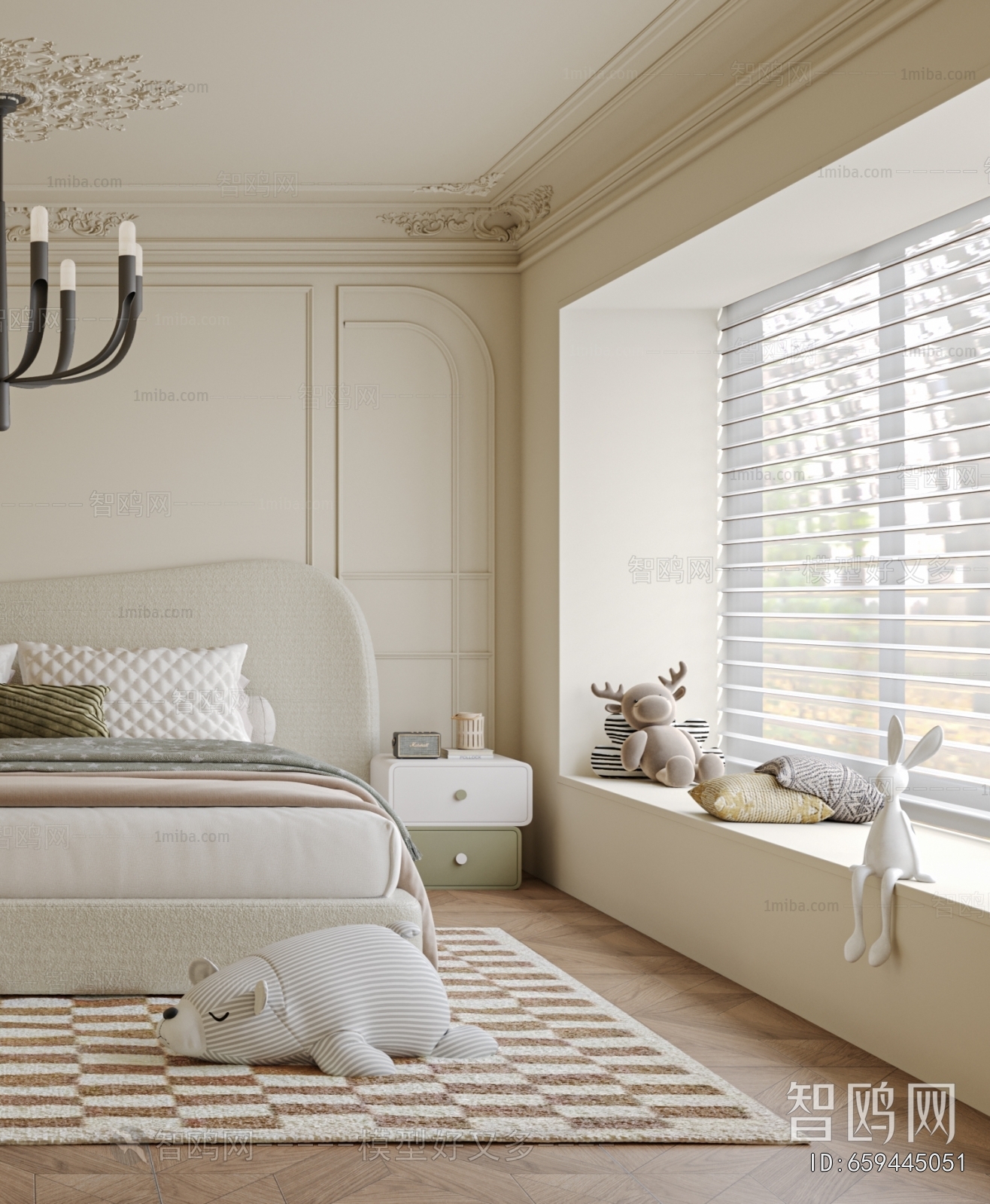 French Style Girl's Room Daughter's Room