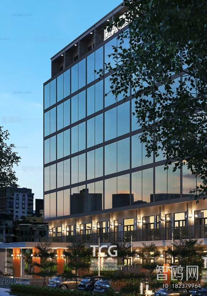 Modern Appearance Of Commercial Building