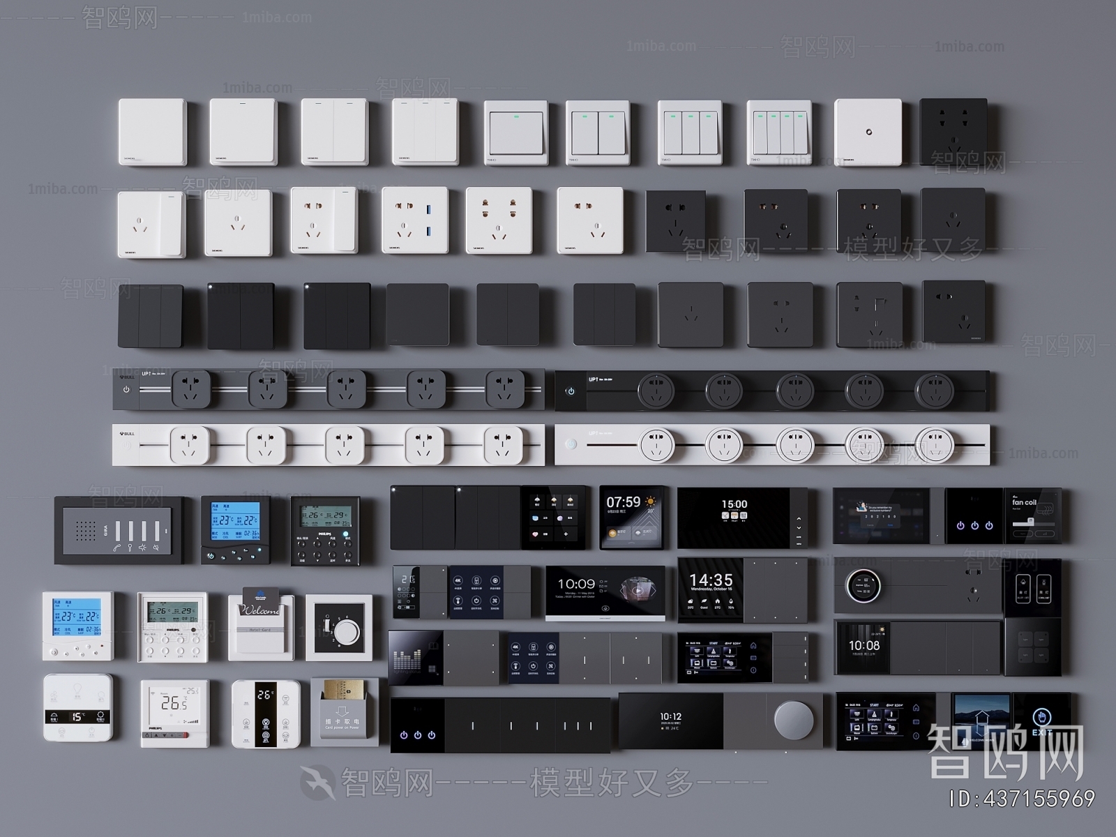 Modern Switch Socket Panel