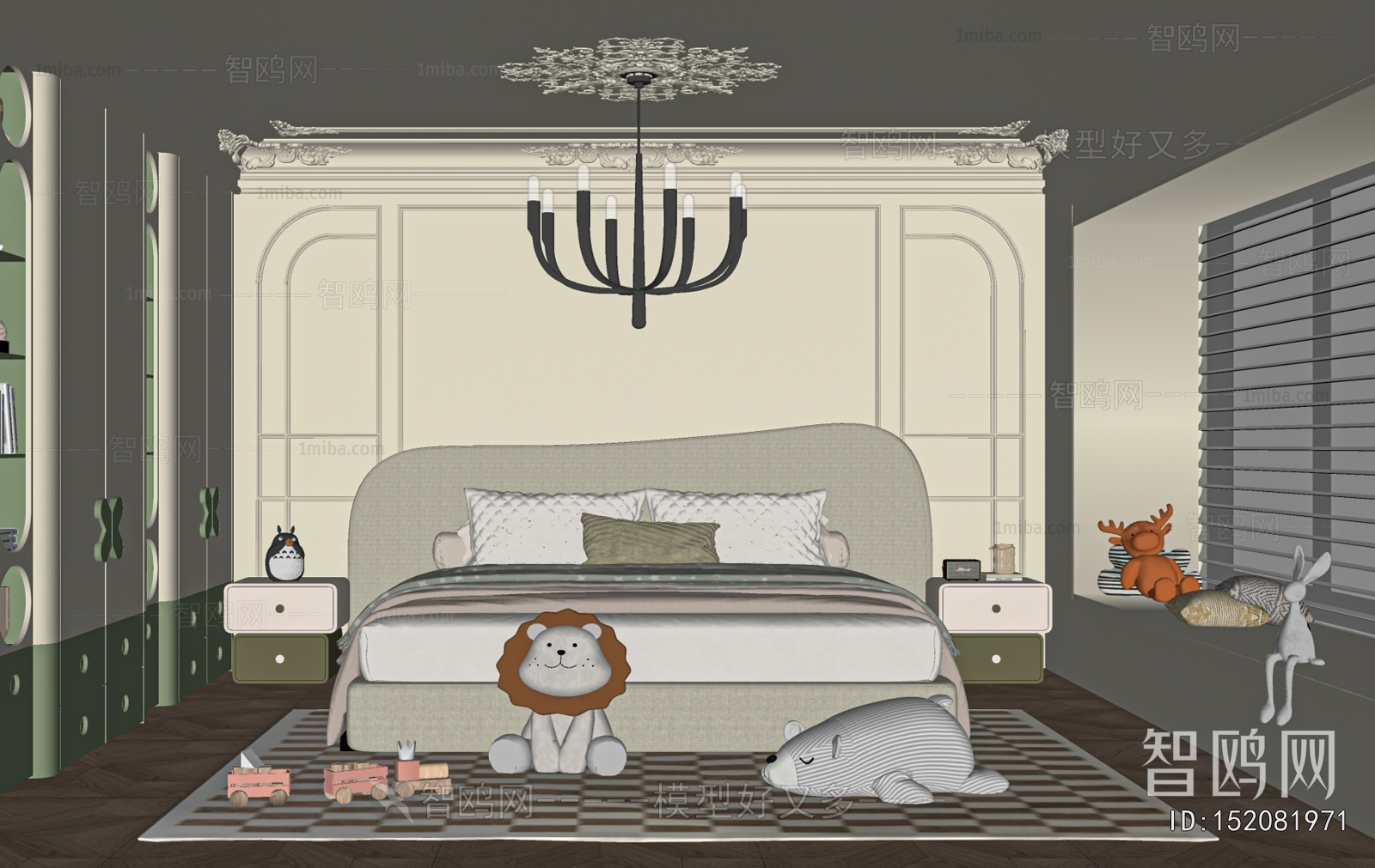 French Style Girl's Room Daughter's Room