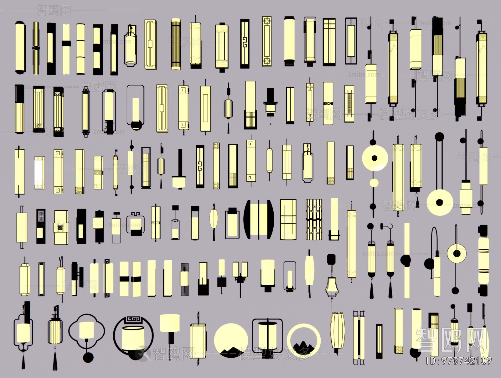 New Chinese Style Wall Lamp