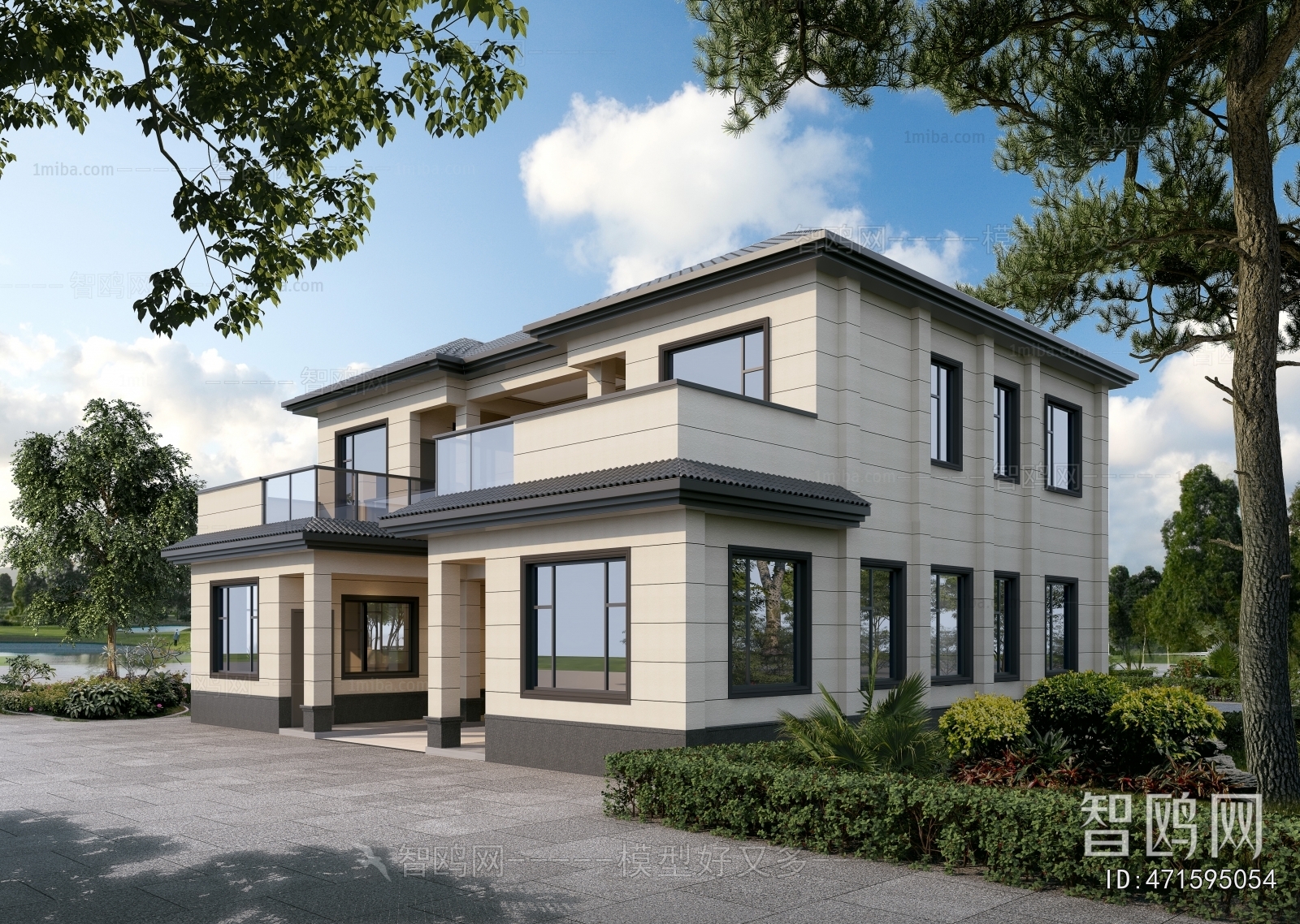 New Chinese Style Detached Villa