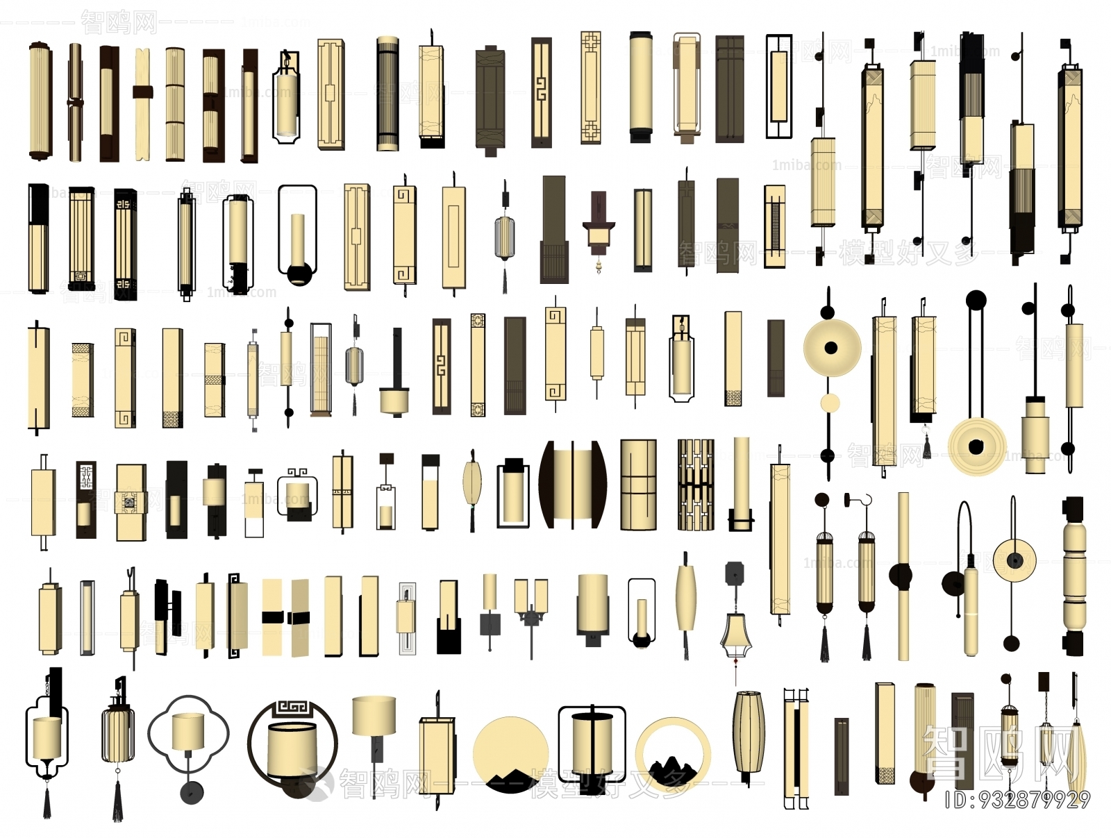 New Chinese Style Wall Lamp