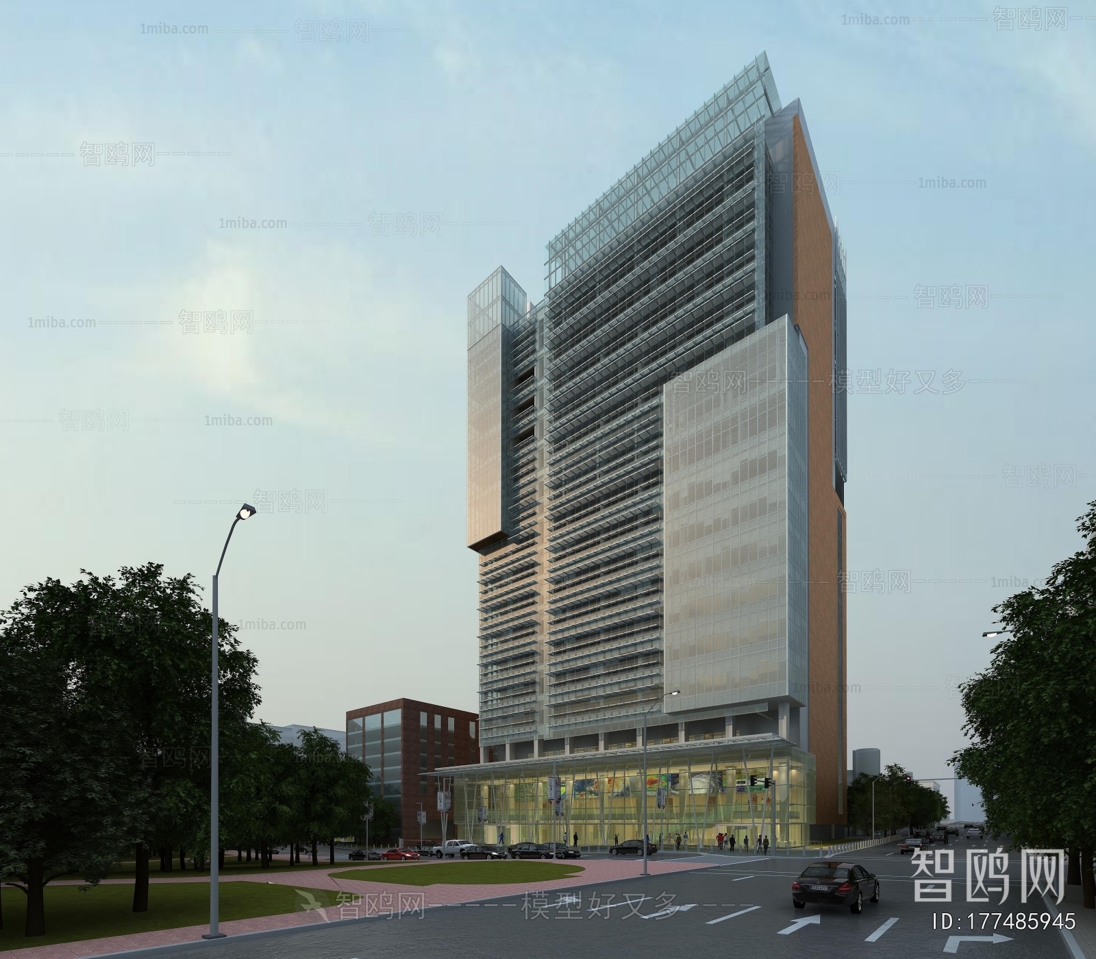 Modern Appearance Of Commercial Building