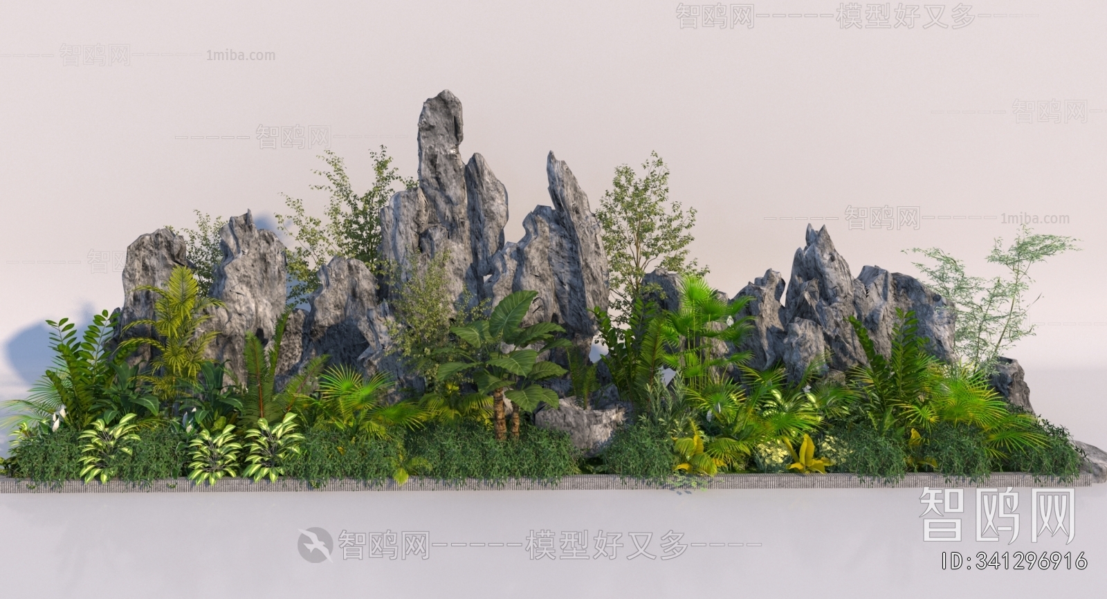 New Chinese Style Rockery Waterscape