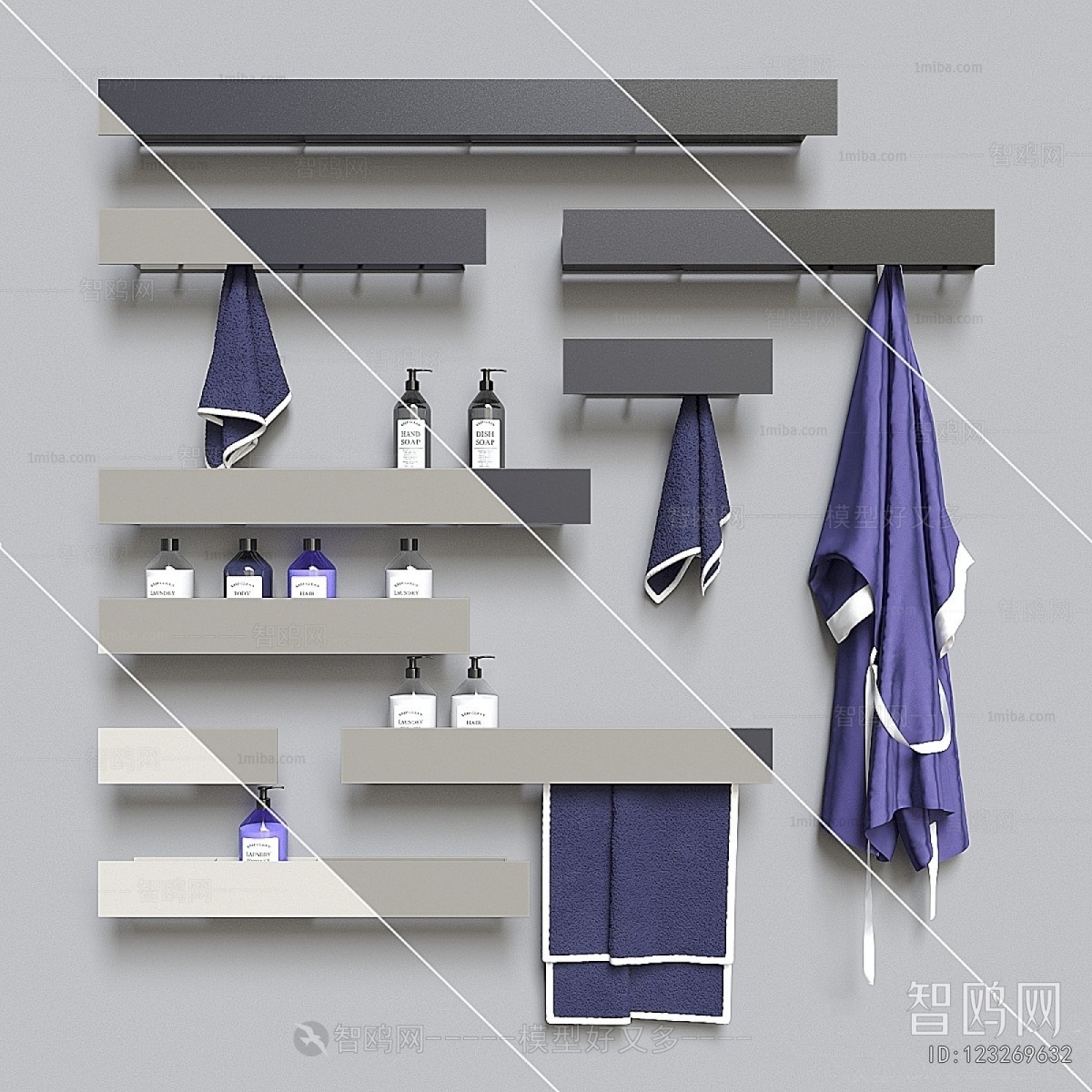 Modern Bathroom Rack