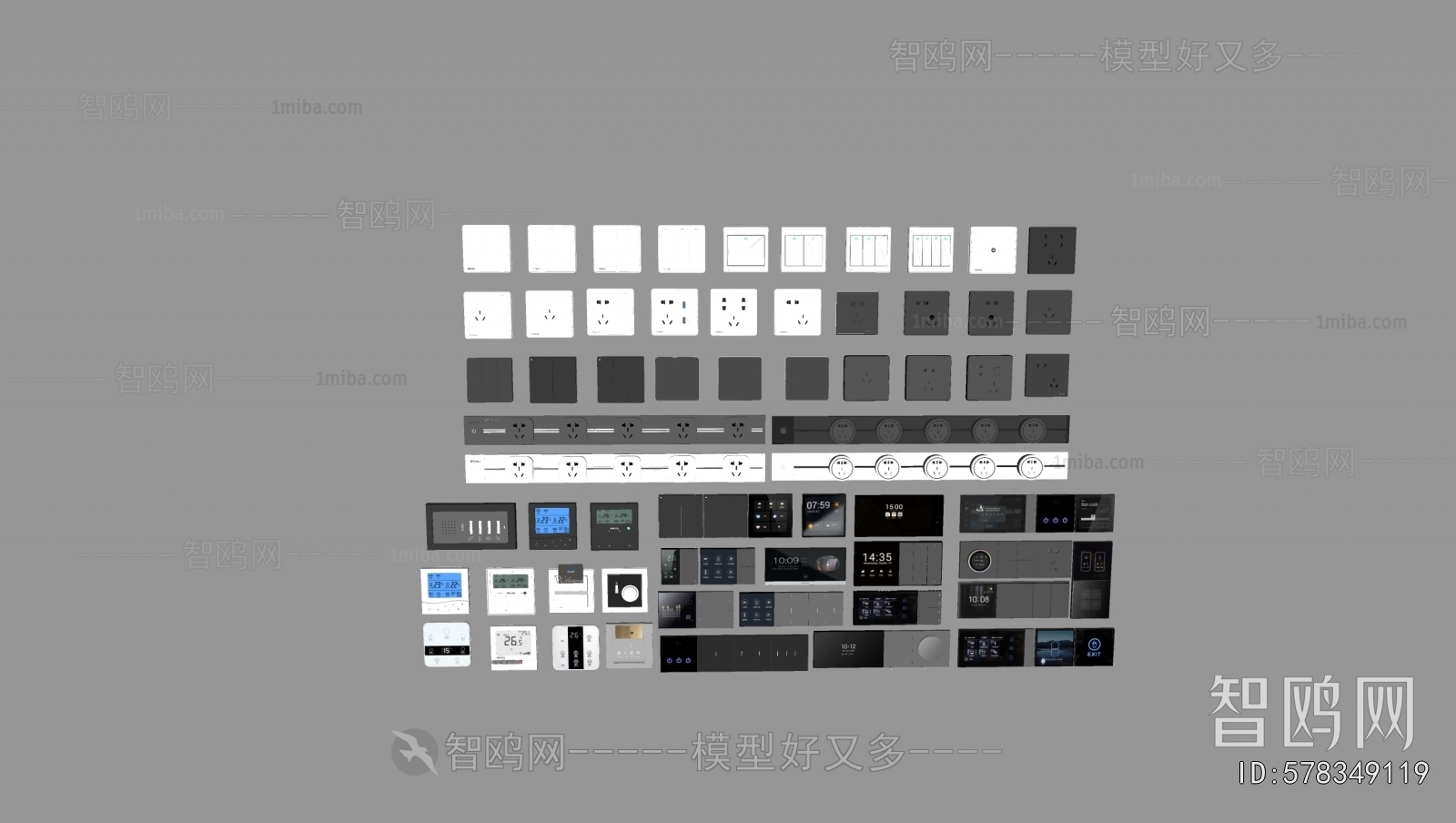 Modern Switch Socket Panel