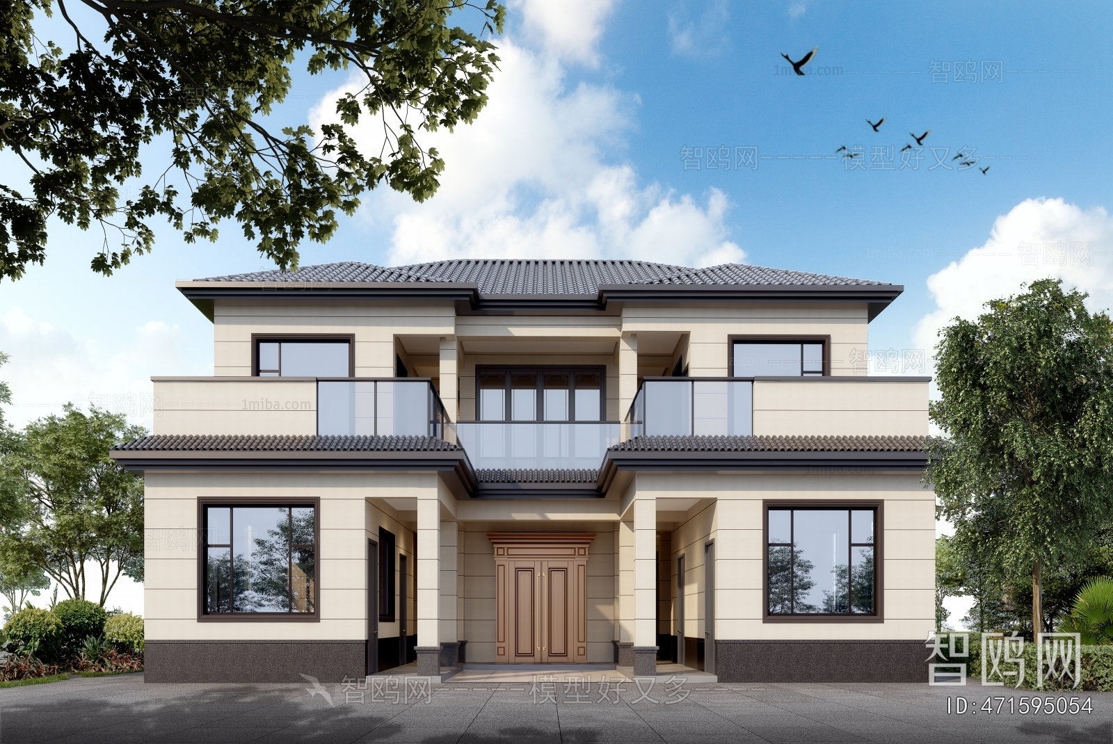 New Chinese Style Detached Villa
