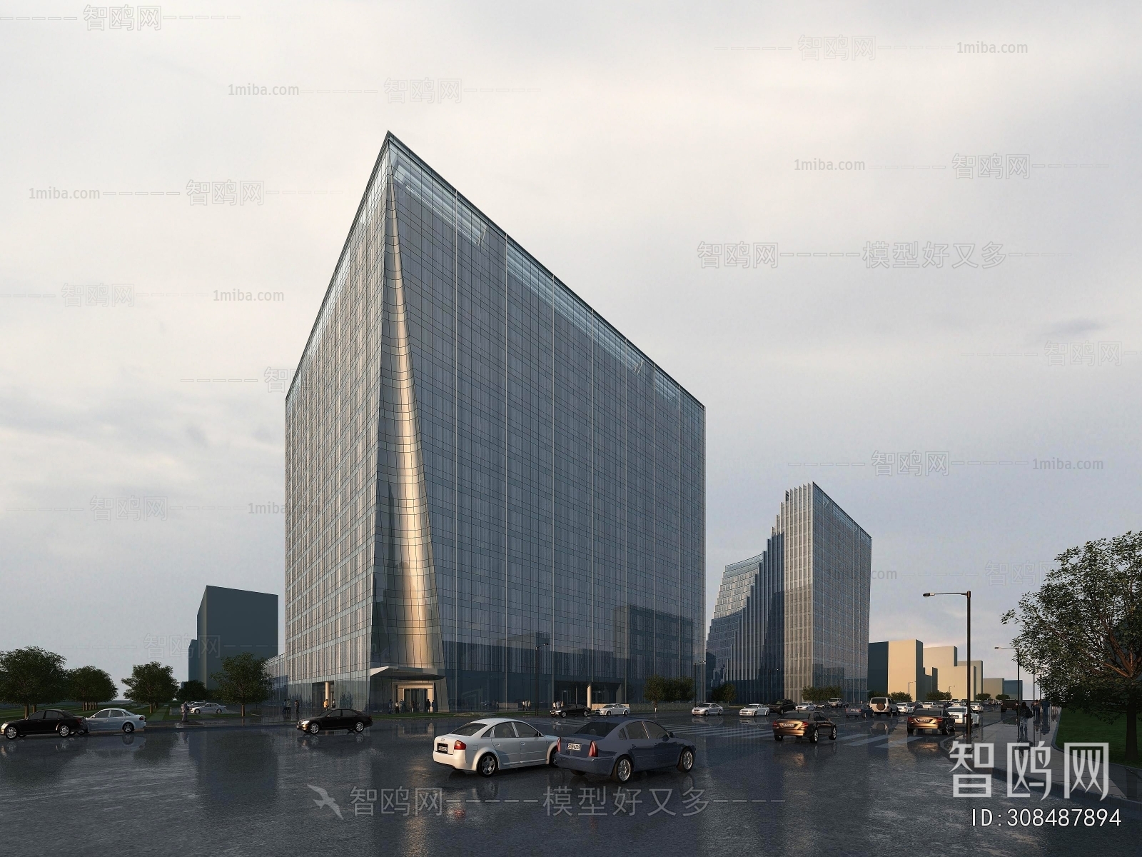 Modern Appearance Of Commercial Building