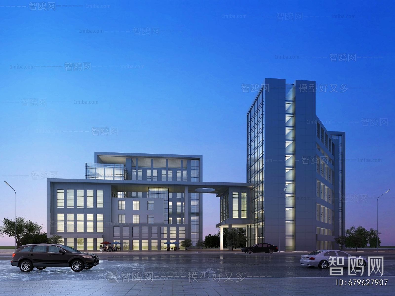 Modern Appearance Of Commercial Building