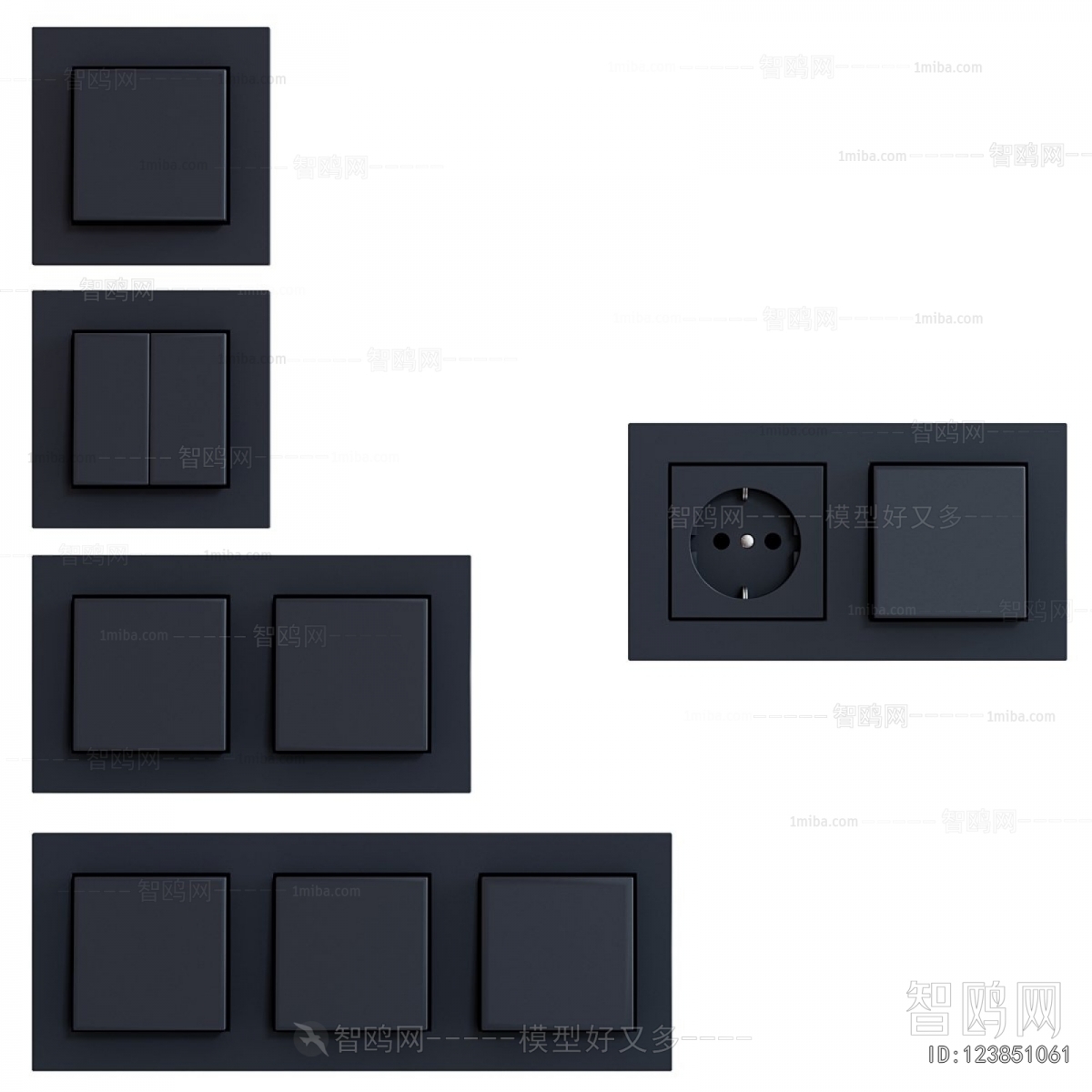 Modern Switch Socket Panel