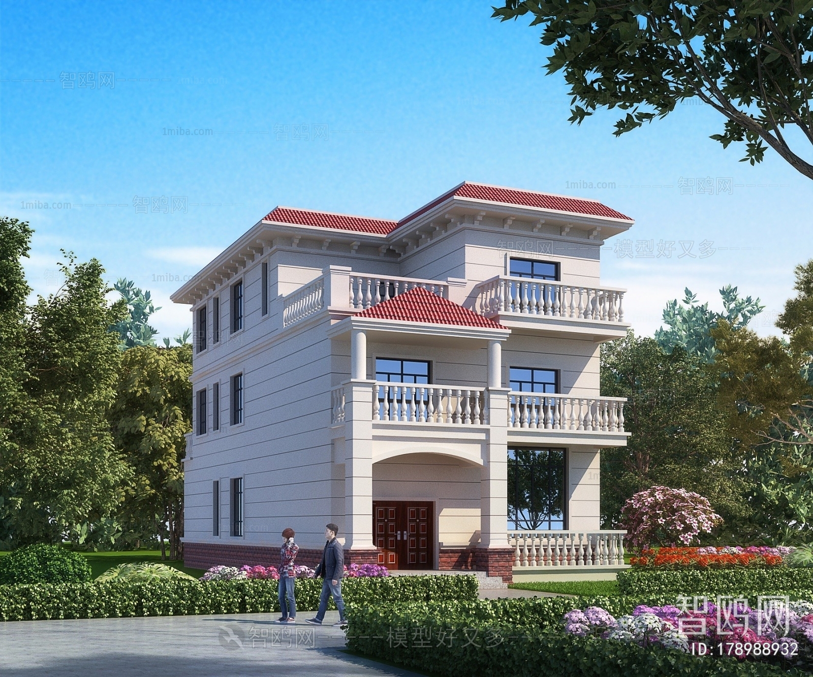 Simple European Style Detached Villa