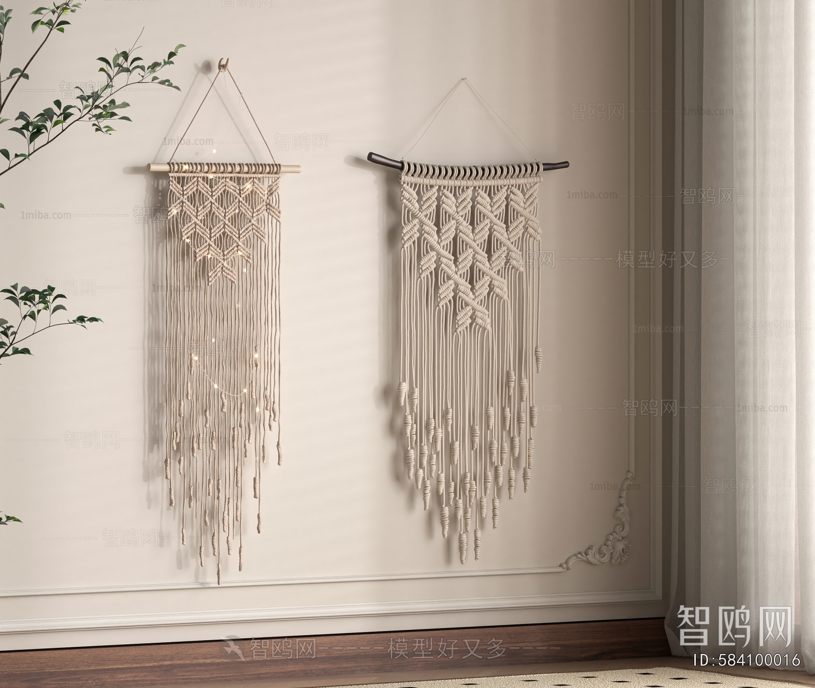 Wabi-sabi Style Wall Decoration