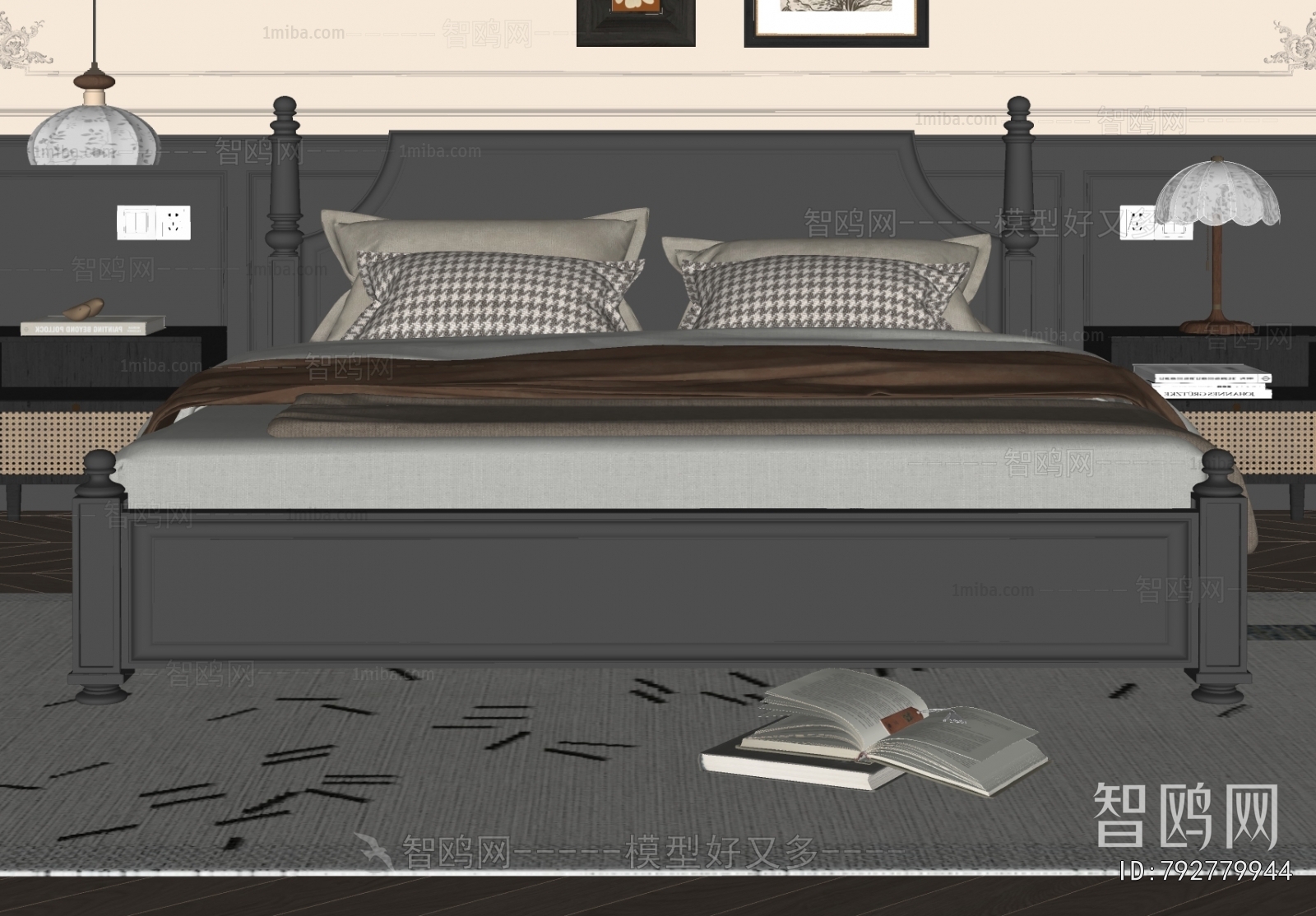 French Style Double Bed